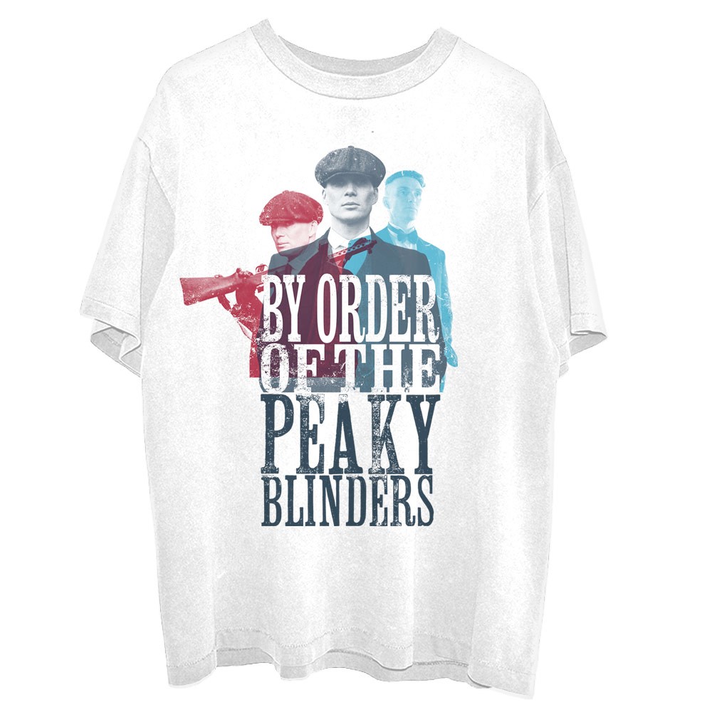 Peaky Blinders - 3 Tommys Tshirt Homme - Blanc